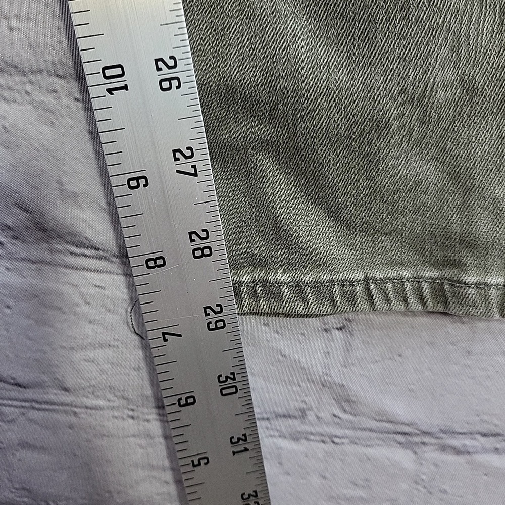 American Eagle Jeans Mens Sz 28X32 Gray Skinny Distressed Destroyed - Picture 8 of 14